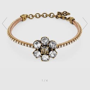 CRYSTAL DOUBLE G BRACELET